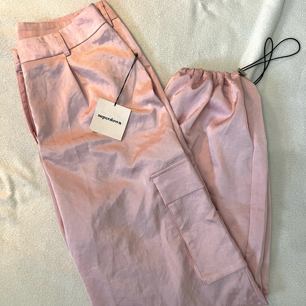 Superdown from REVOLVE size M never worn silk pants